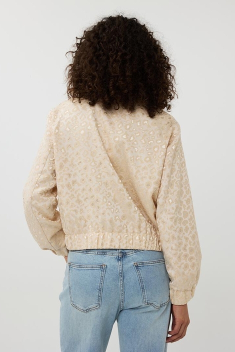 EsQualo jacket bomber fancy jacquard